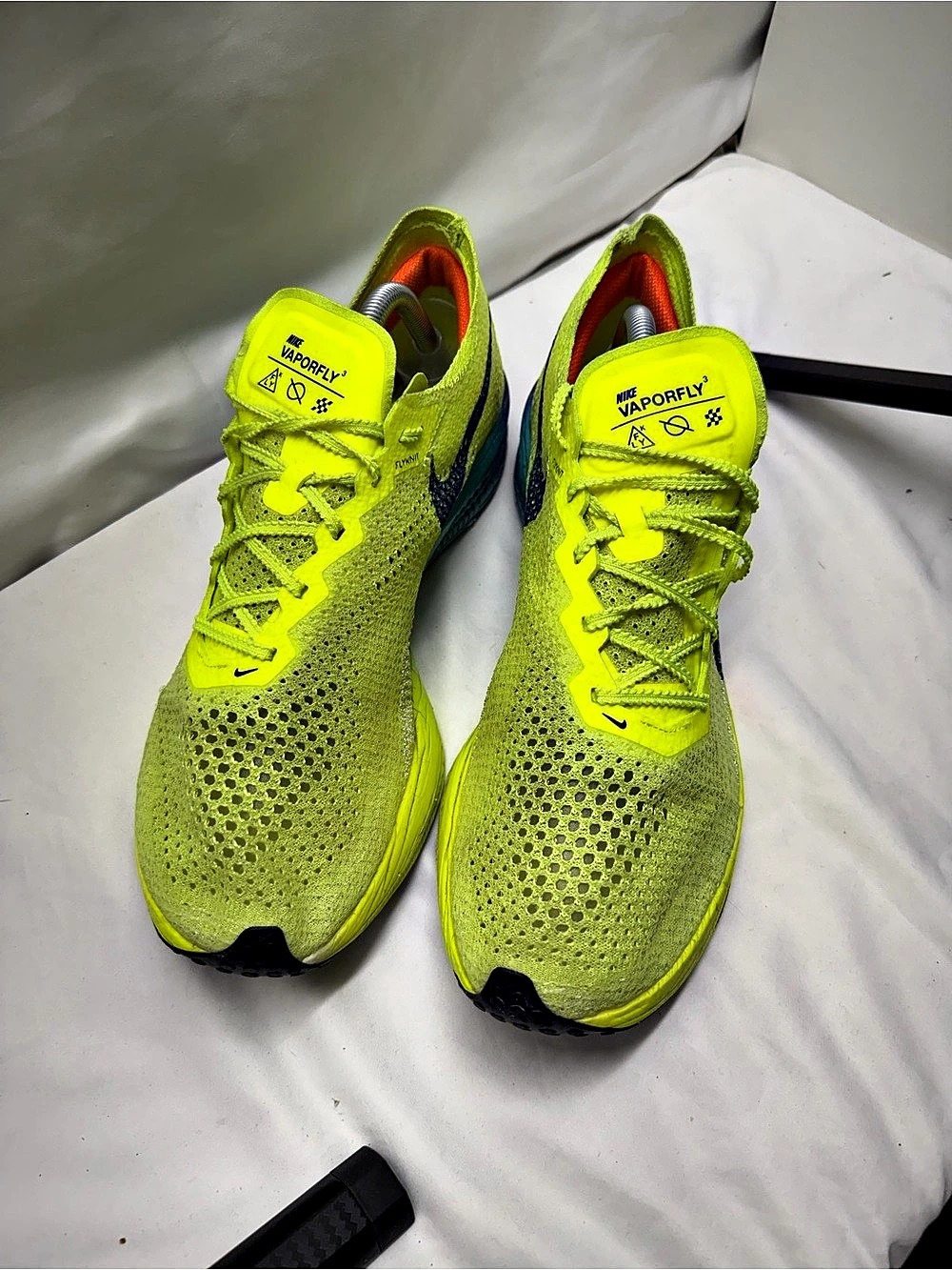 Nike Vaporfly 3 Men's Running Shoes Green & Orange US 10